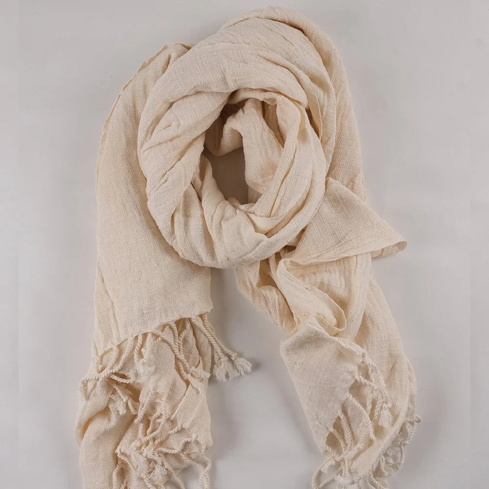 0 Cotton Crinkle Shawl (T9)