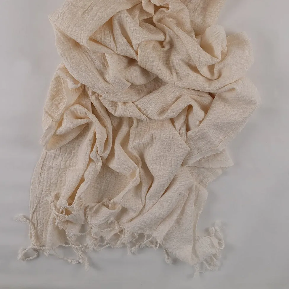0 Cotton Crinkle Shawl (T9)