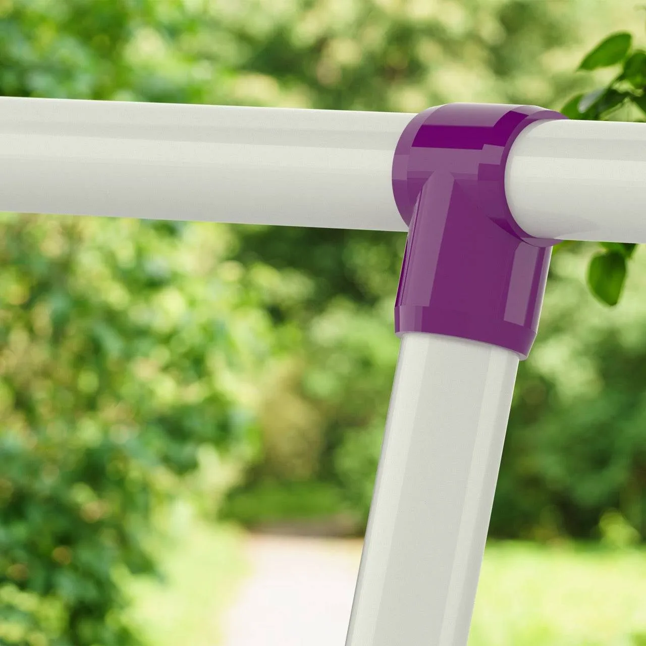 1 in. Slip Sling PVC Tee, Furniture Grade - Purple