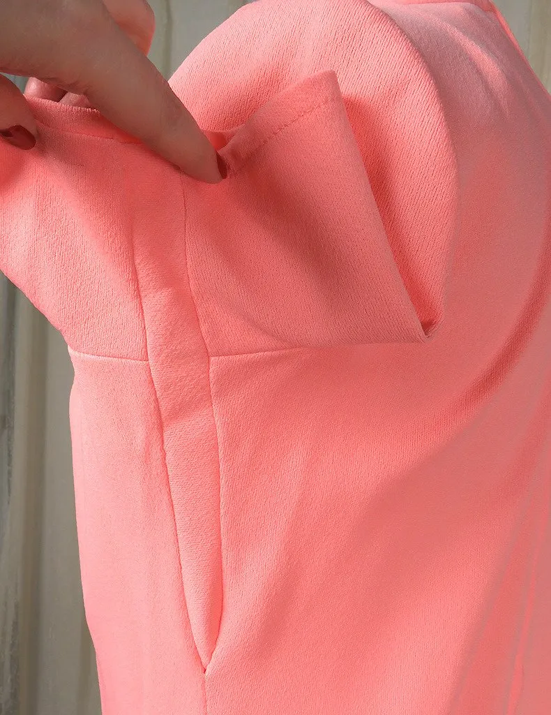 1960s Coral Floral Dress & Coat