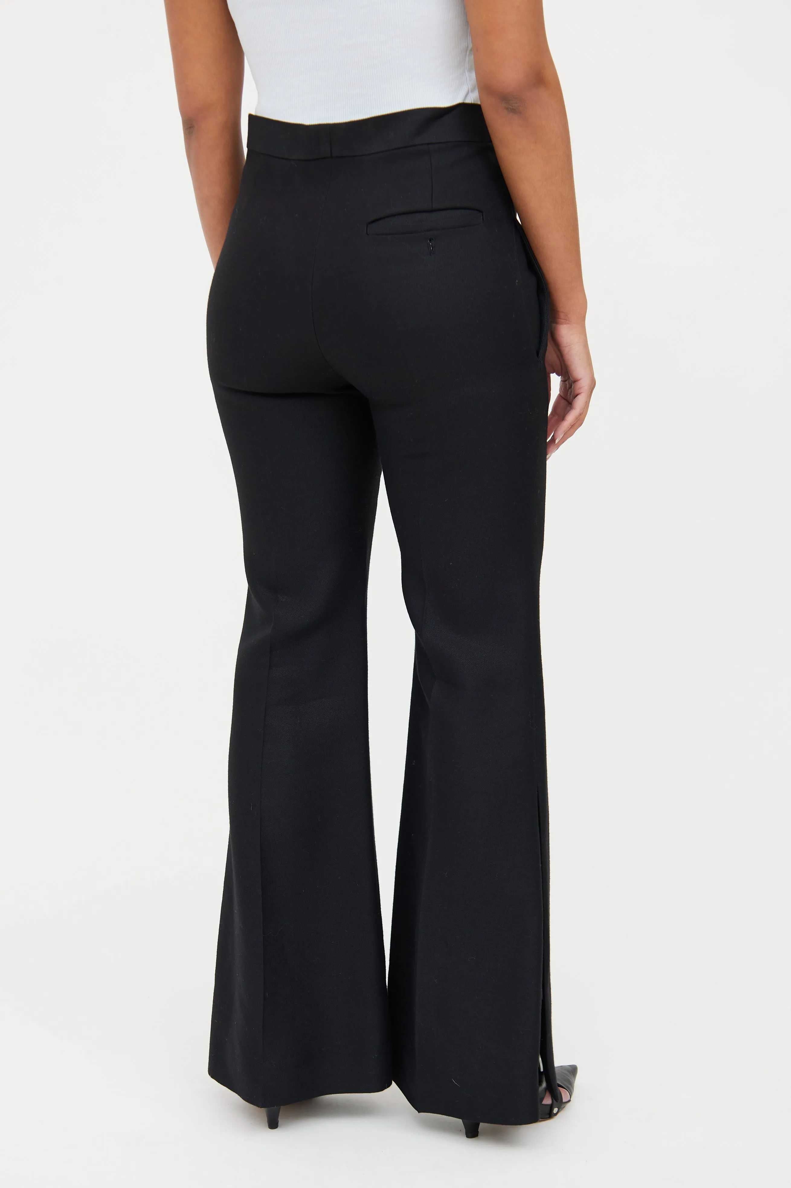 Black Flare Trousers