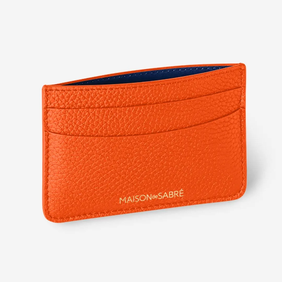 Card Holder - Manhattan Orange