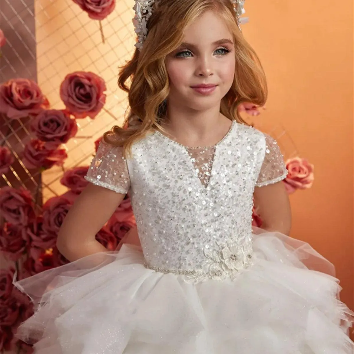 Dreamy Princess Dress Luxurious Tulle Dress A Perfect Blend of Elegance and Sweetness
