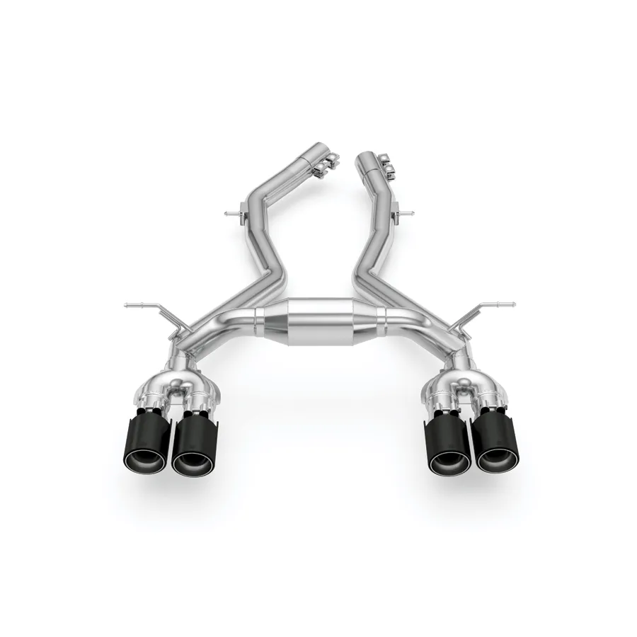 EISENMANN B5459.00904.12 Rear Muffler Sport 4 x 90 mm Aluminum Black Anodized for BMW 5 (G30) M550i xDrive Sedan