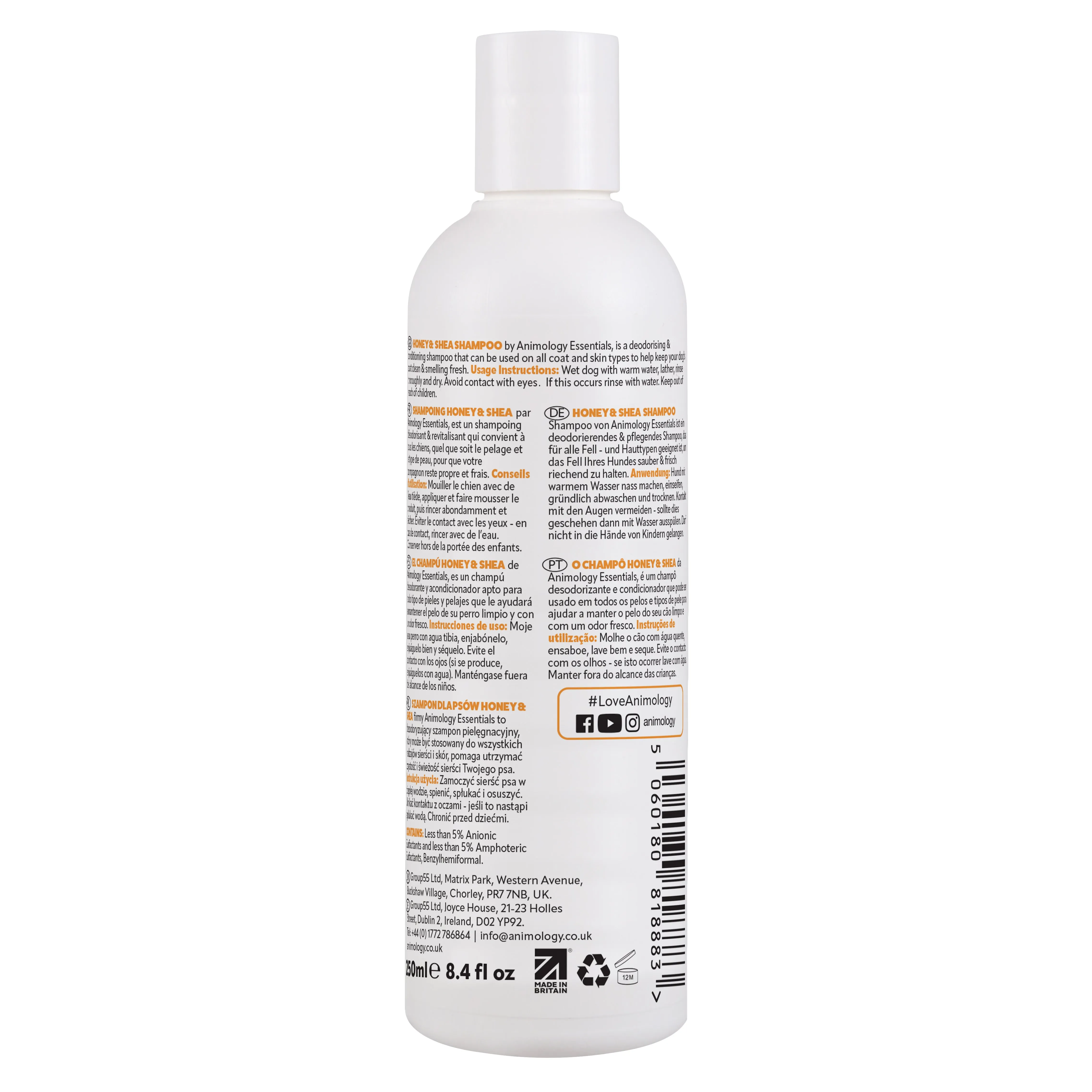 Essentials Honey & Shea Shampoo 250ml