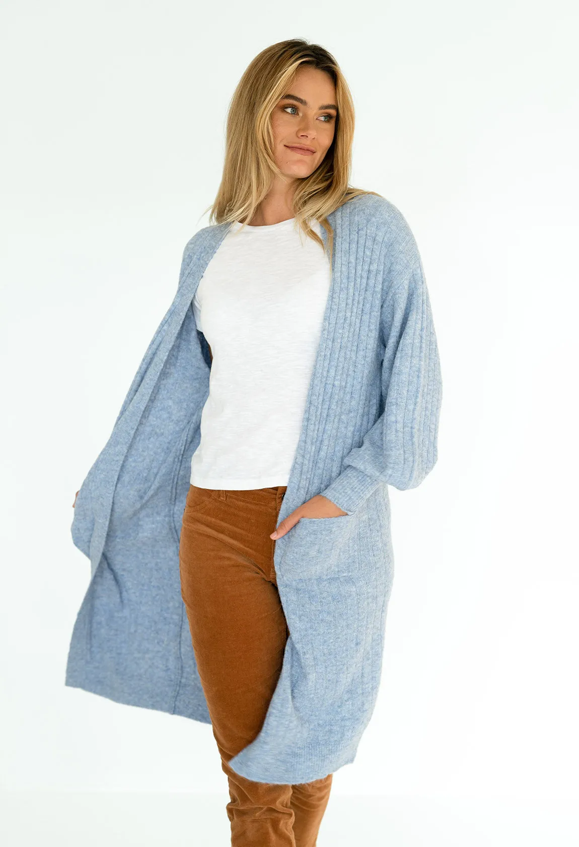Evie Cardi in Blue Mist