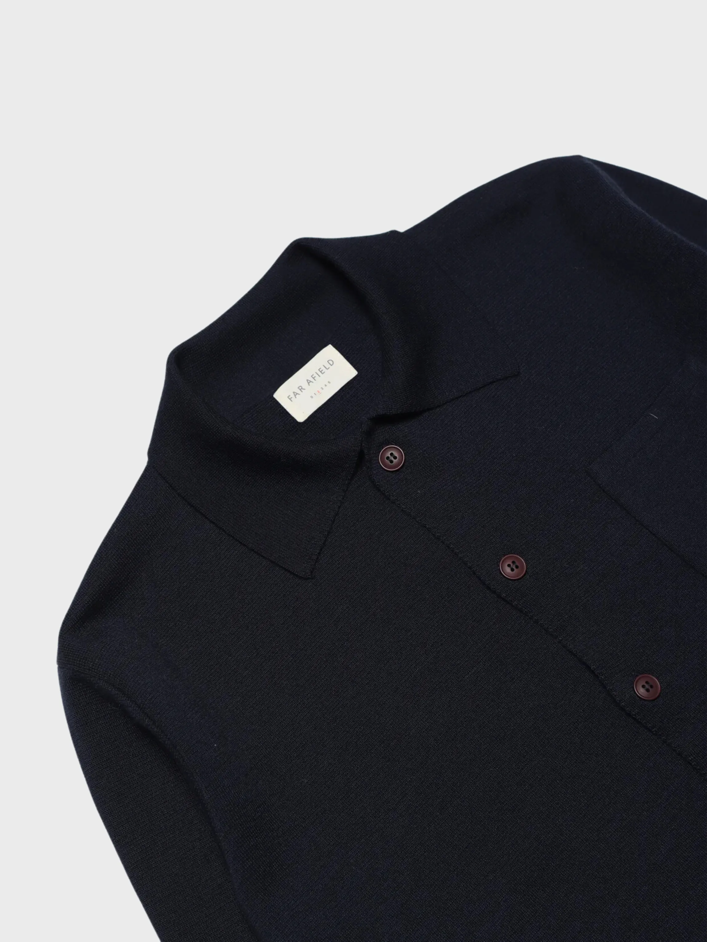 Far Afield Sweater Station Cardigan Navy