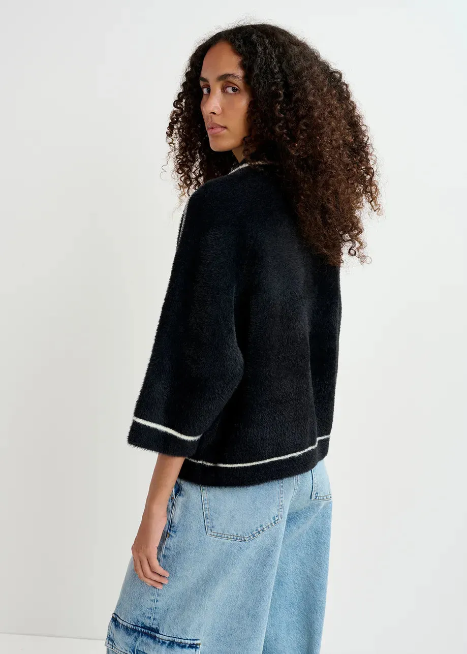 Galena Cardigan - Black & White