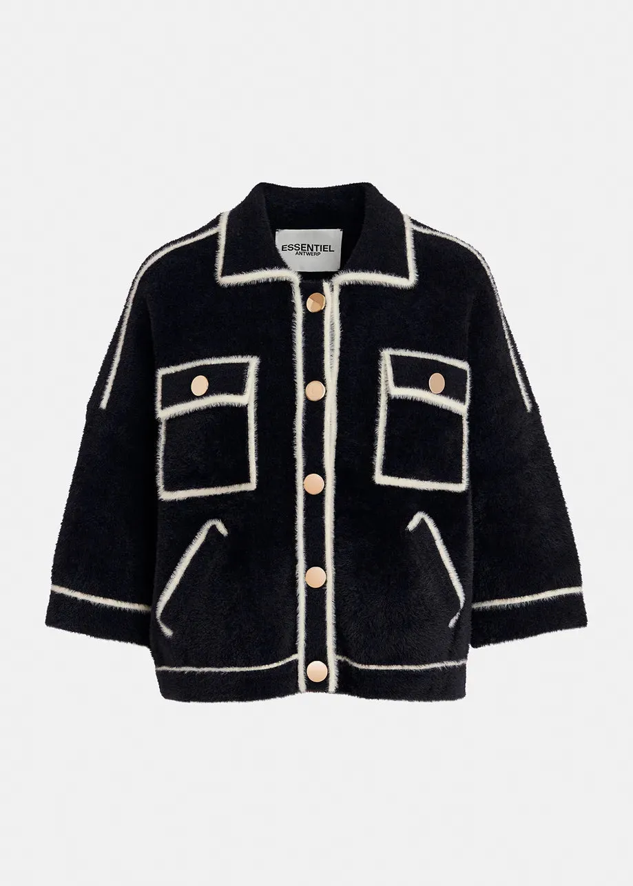 Galena Cardigan - Black & White