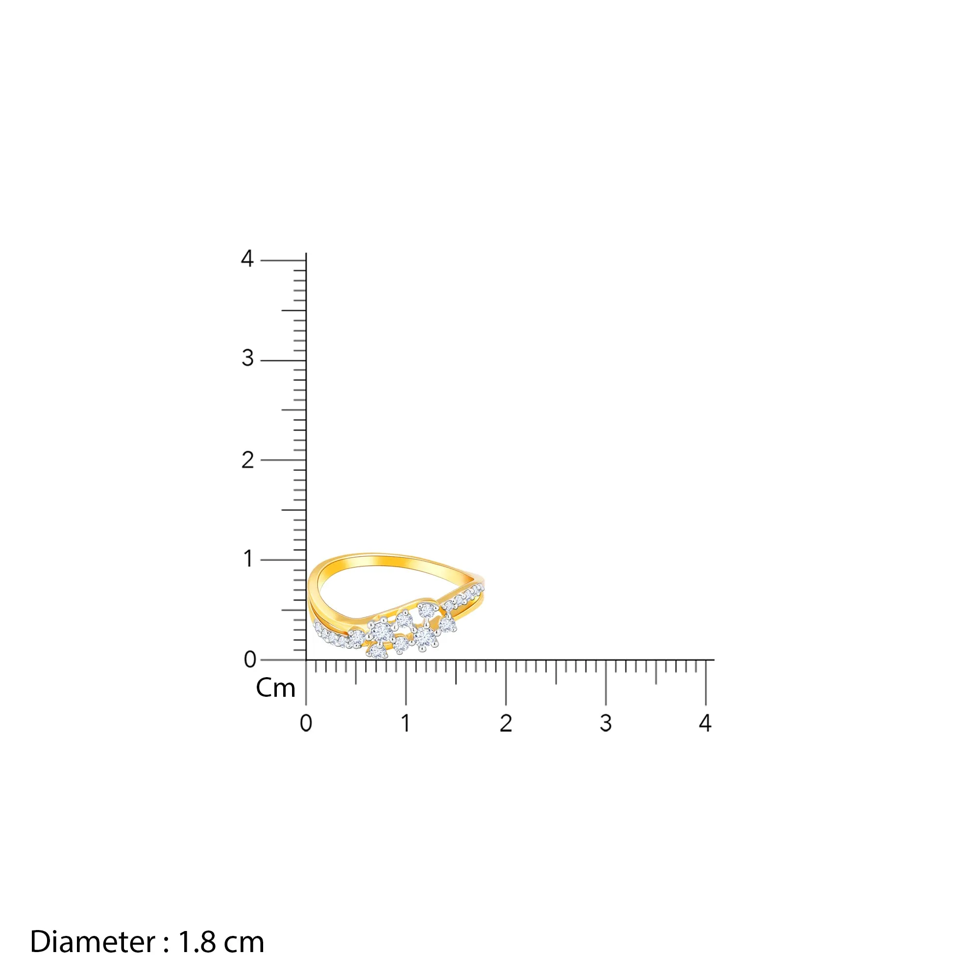 Gold Mesmerising Brilliance Diamond Ring
