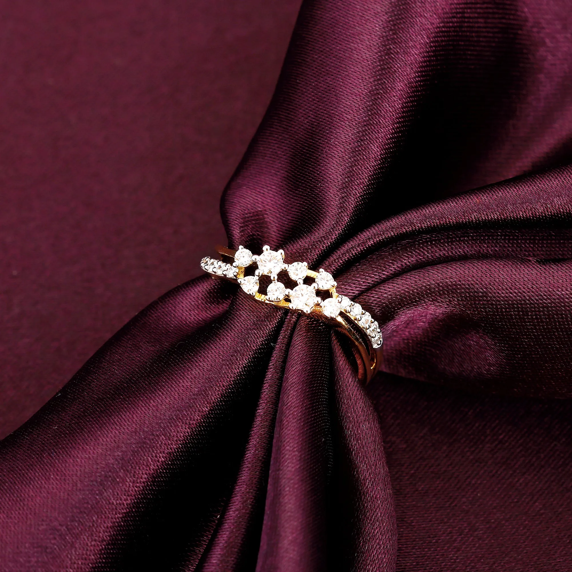 Gold Mesmerising Brilliance Diamond Ring