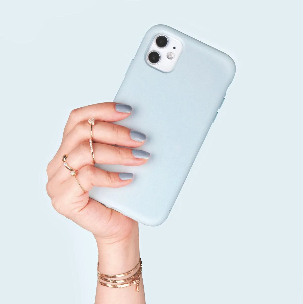 iPhone 11 Blue Beauty Silicone Phone Case