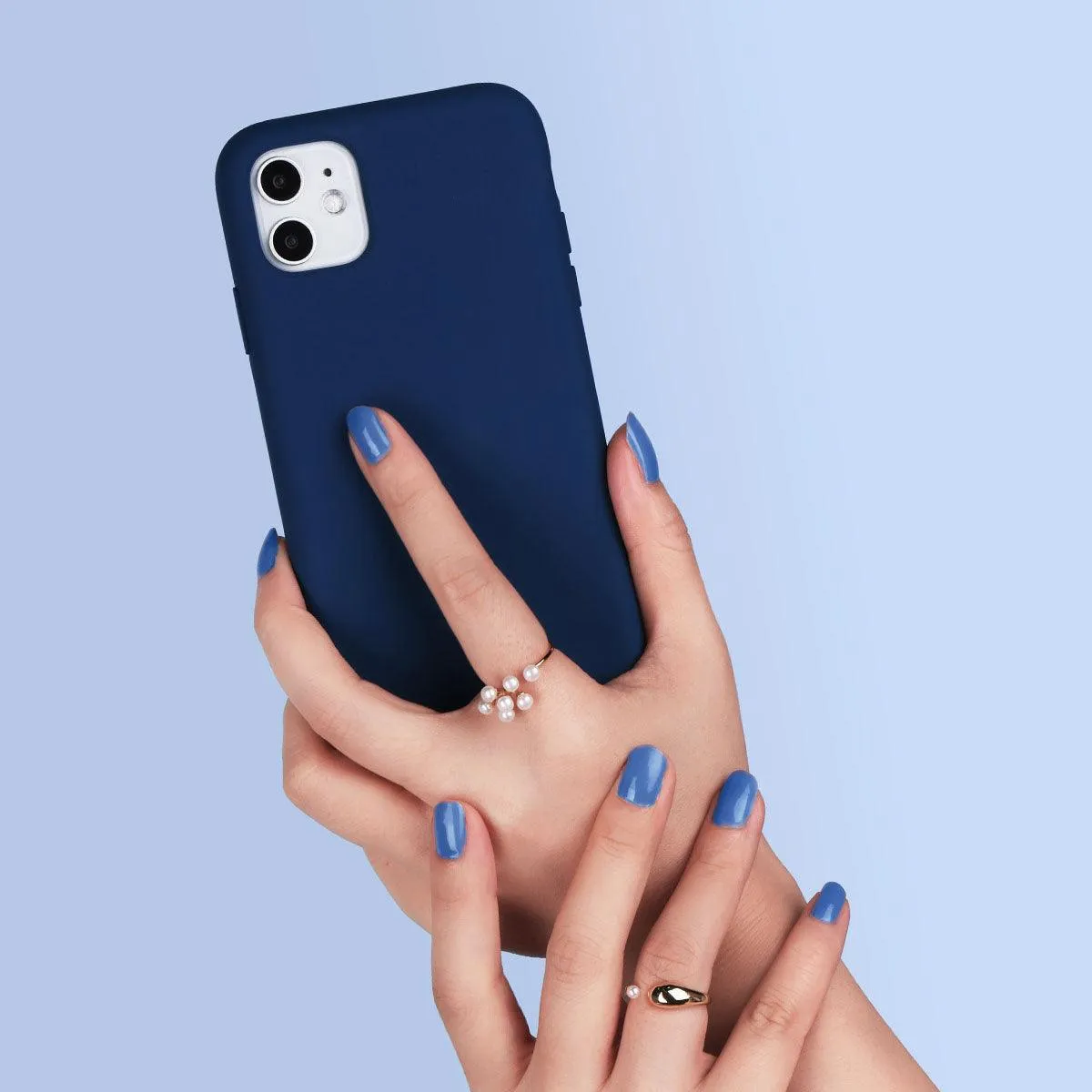 iPhone 11 Dear Cerulean Silicone Phone Case