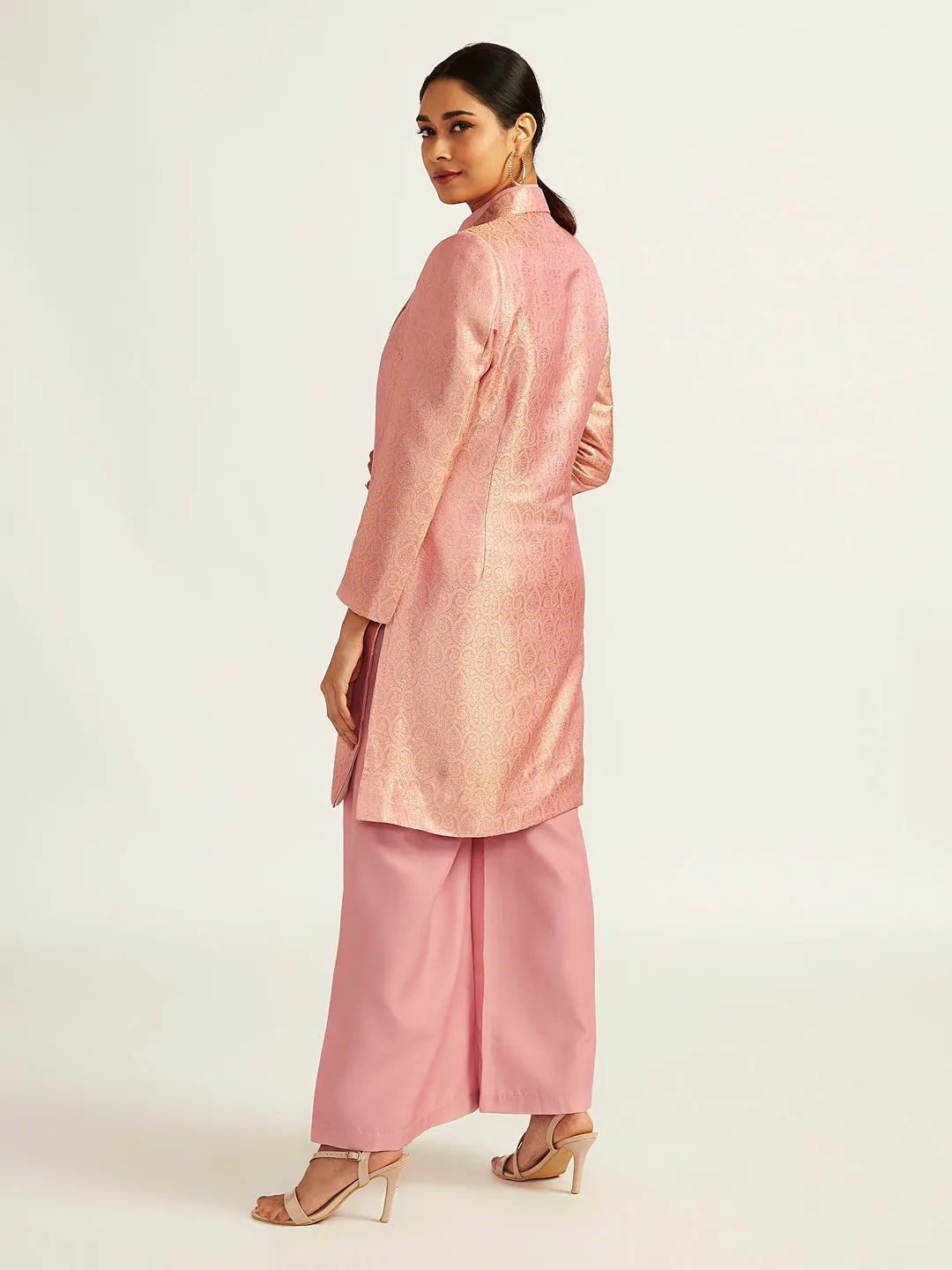 Jashvi Women's Pink Pant Suit Set