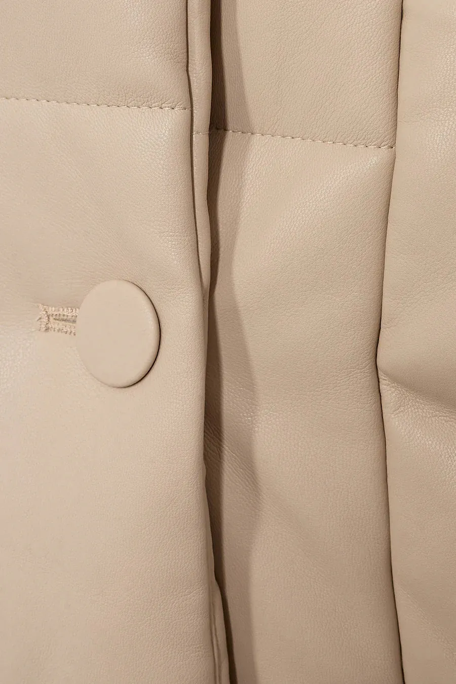 Jules Faux Down Jacket Chalk Beige