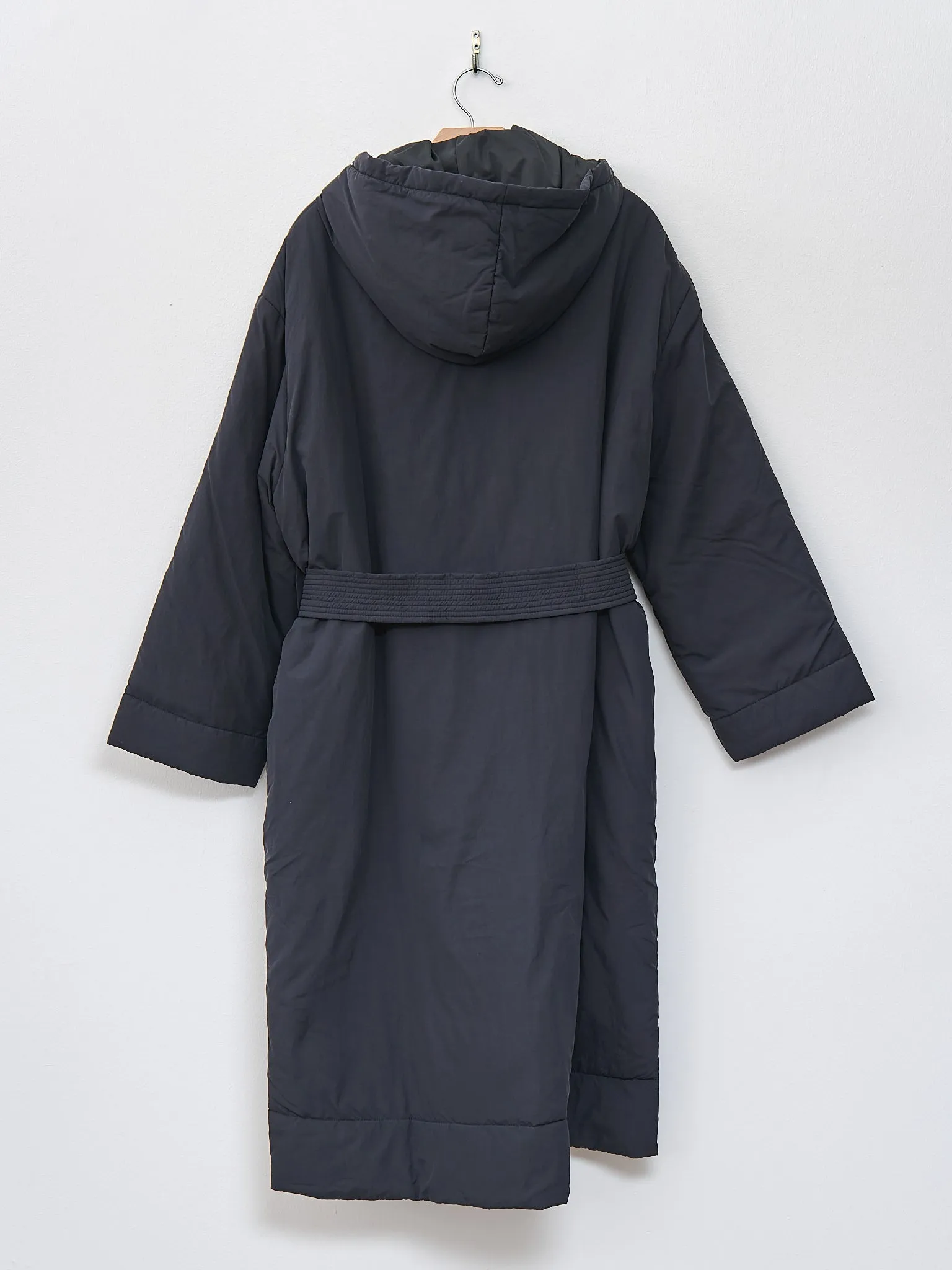 Kariba Belted Wrap Puffer Coat - Black