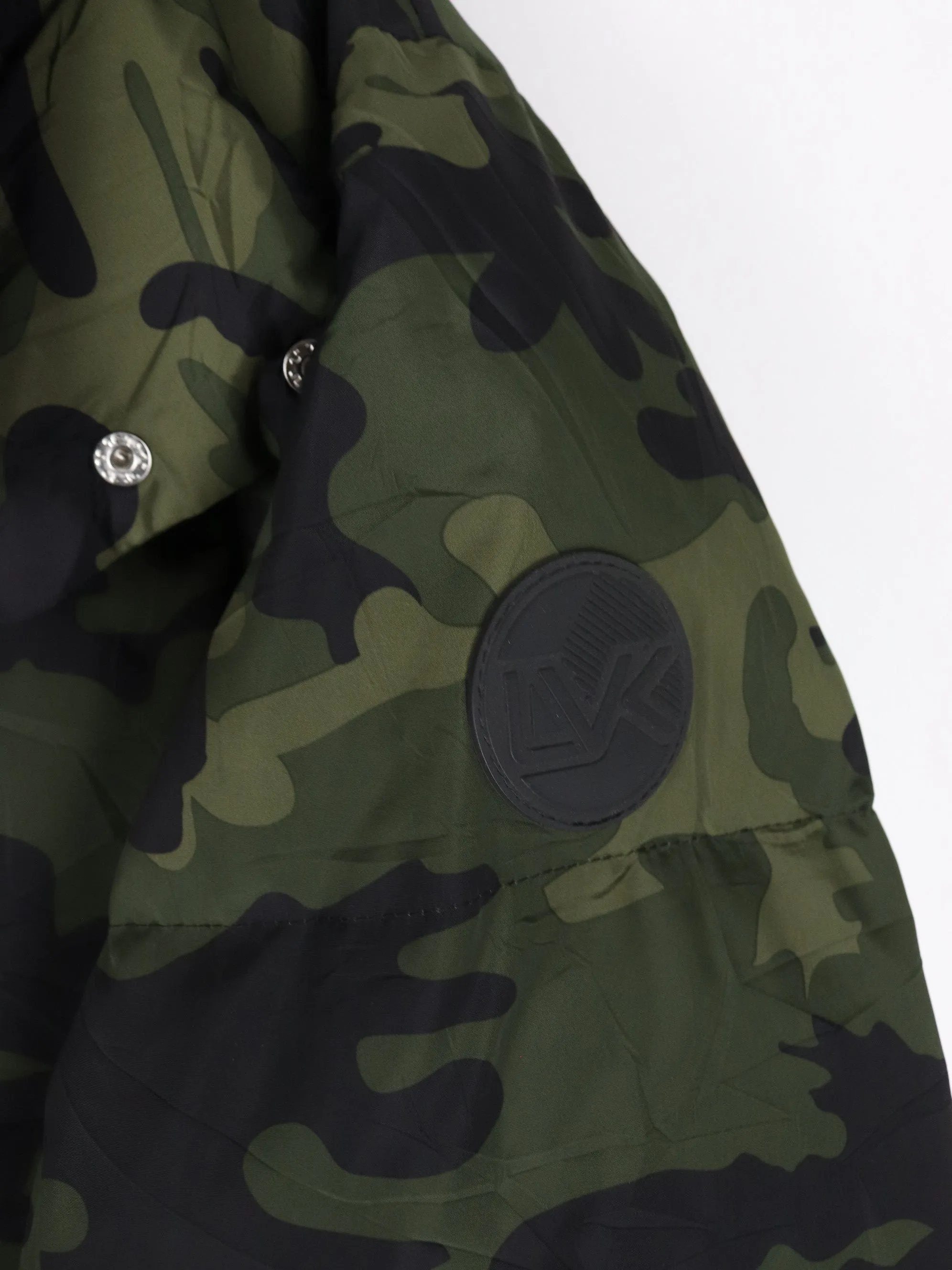 Livik Jacket Womens 2X Green Camo Down Puffer Coat