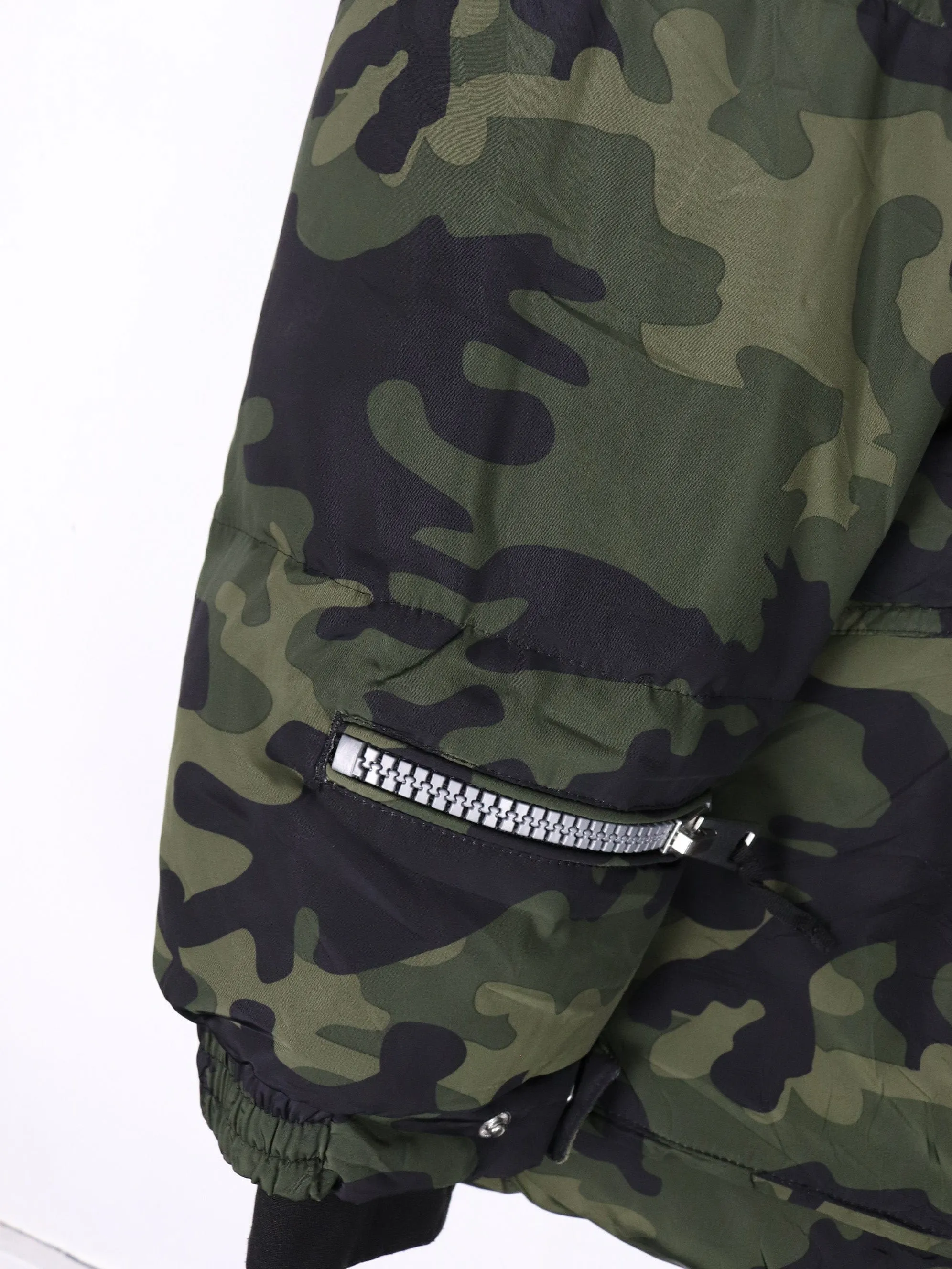 Livik Jacket Womens 2X Green Camo Down Puffer Coat