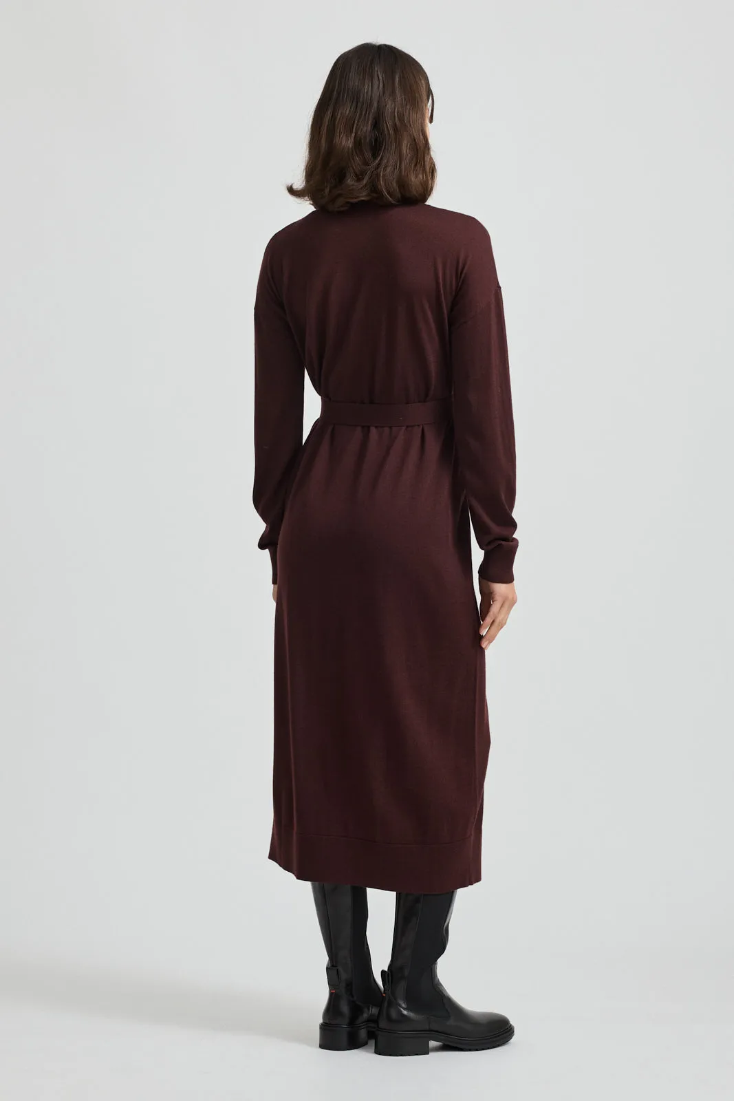 LONG V-CARDIGAN