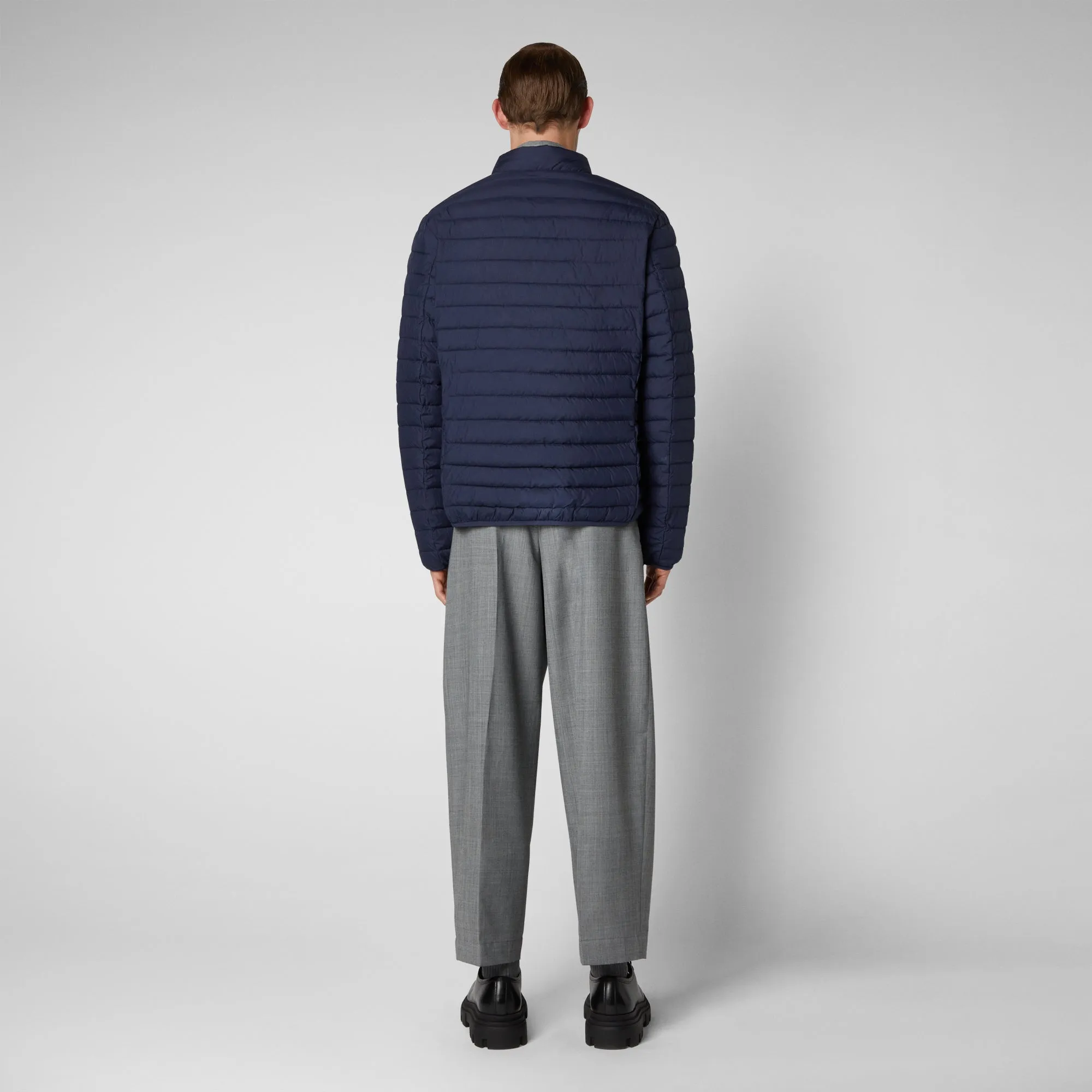 Man's animal free puffer Cole in navy blue