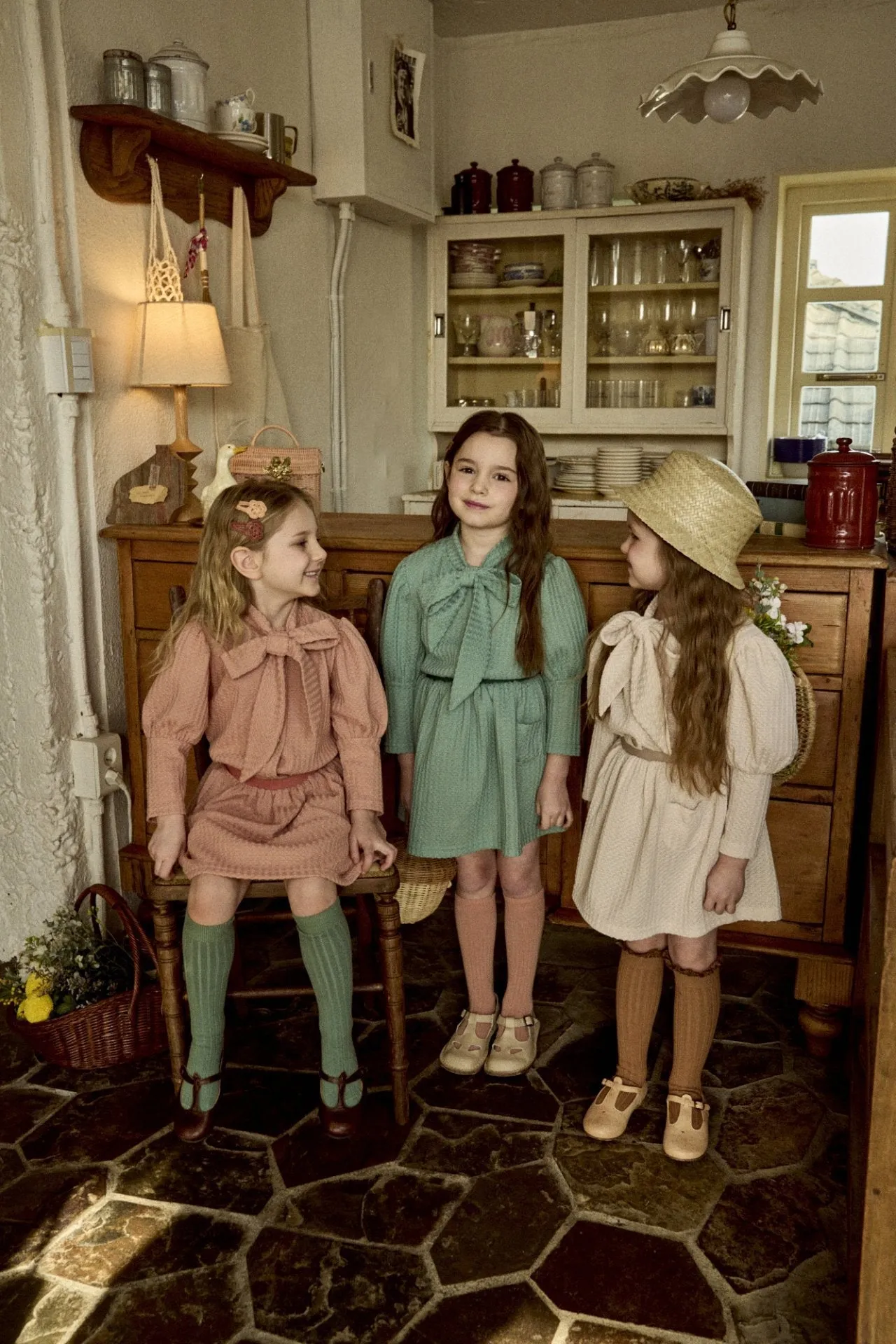 Maple Knit Cardigan & Skirt set _3Colours