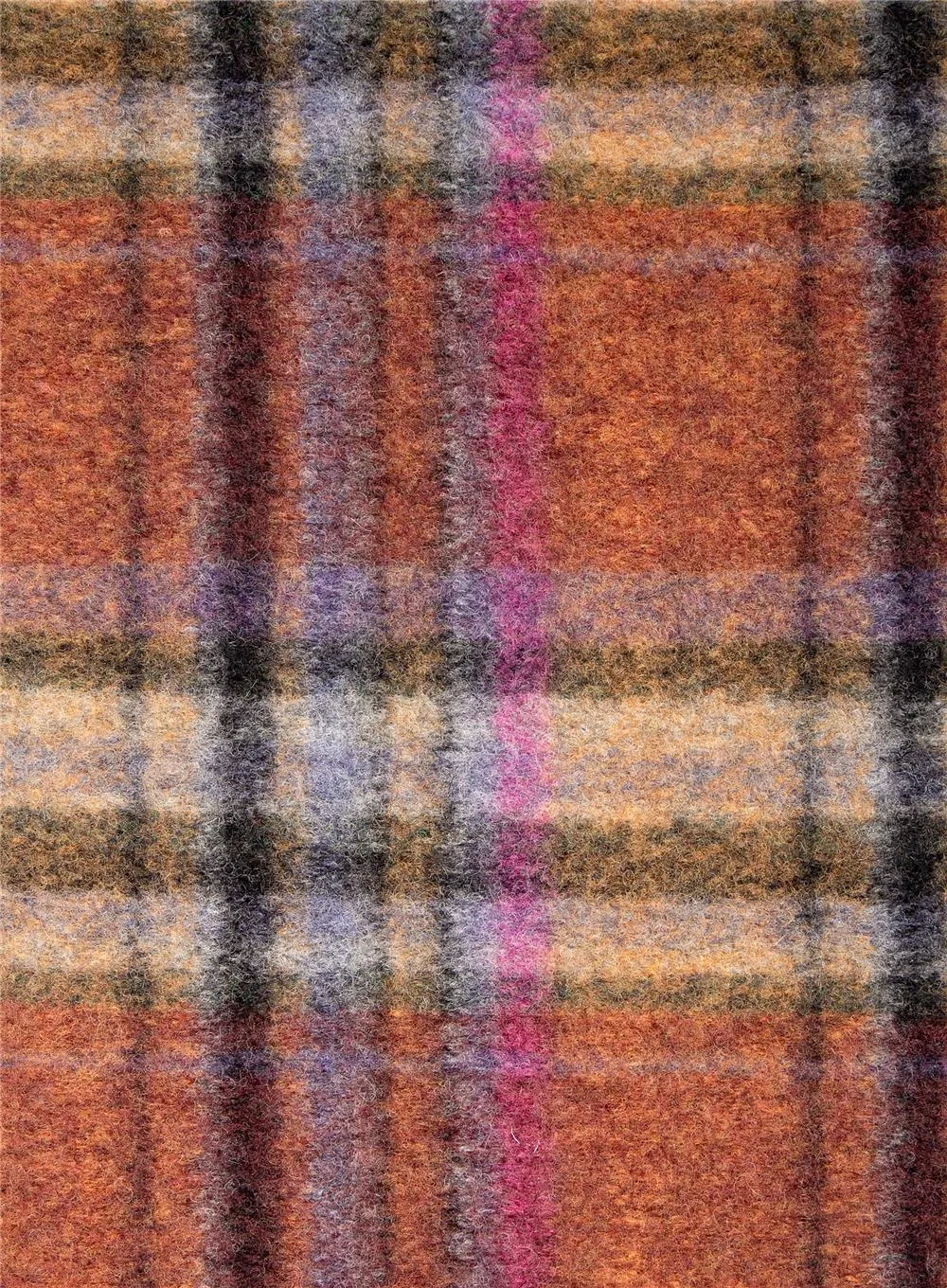 ORGANIC PLAID MOORLANDS (While stock lasts) ~ soft woolwalk fabric