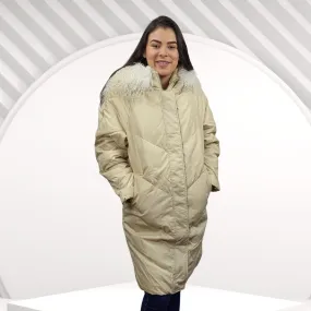 Parka Vero Moda Beige Style CARAMEL L/S DOWN COAT(VMC-AL)