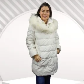 Parka Vero Moda Blanco Style TARTAN 3/4 DOWN COAT(PF)