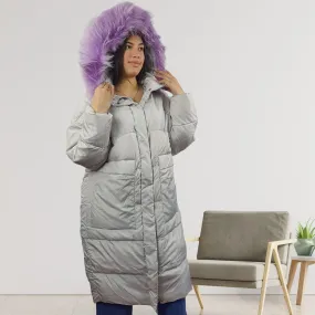 Parka Vero Moda Gris Claro Style CHOICE CRINNA 3/4 DOWN COAT-OR