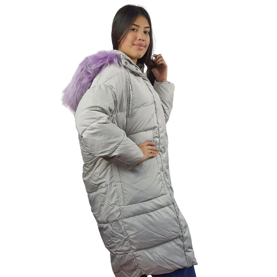 Parka Vero Moda Gris Claro Style CHOICE CRINNA 3/4 DOWN COAT-OR