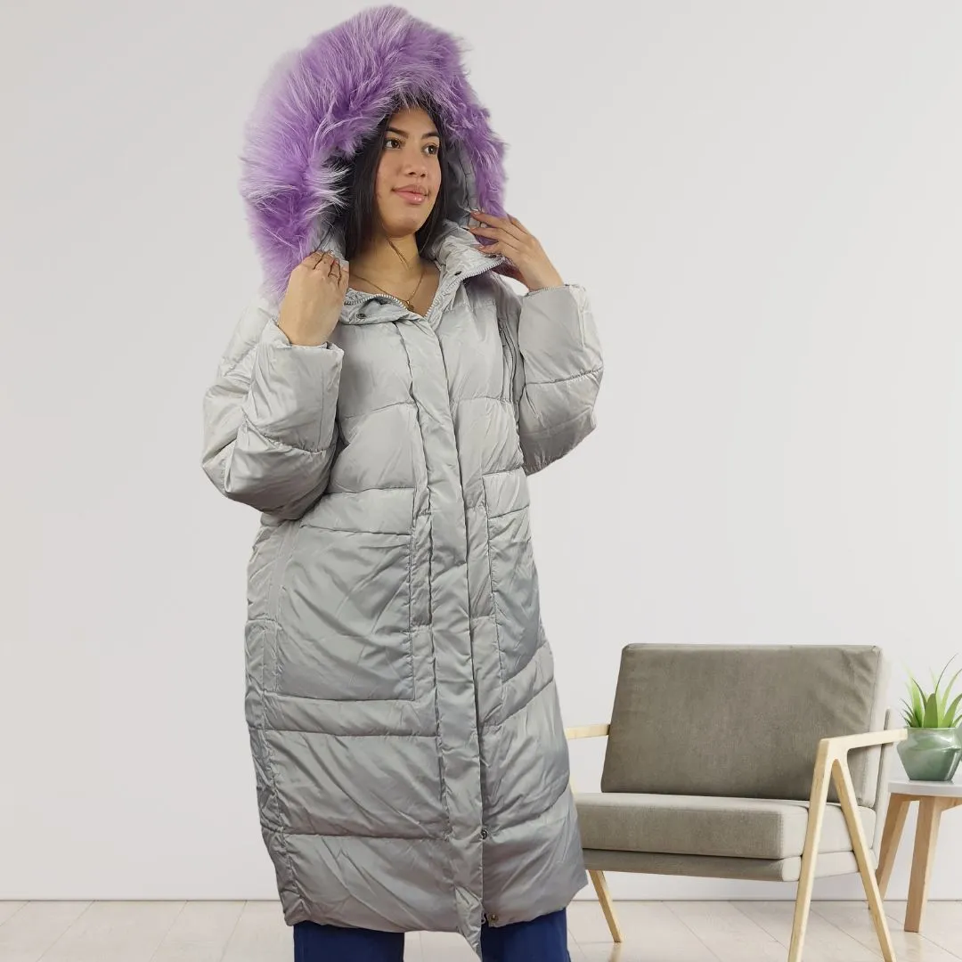 Parka Vero Moda Gris Claro Style CHOICE CRINNA 3/4 DOWN COAT-OR