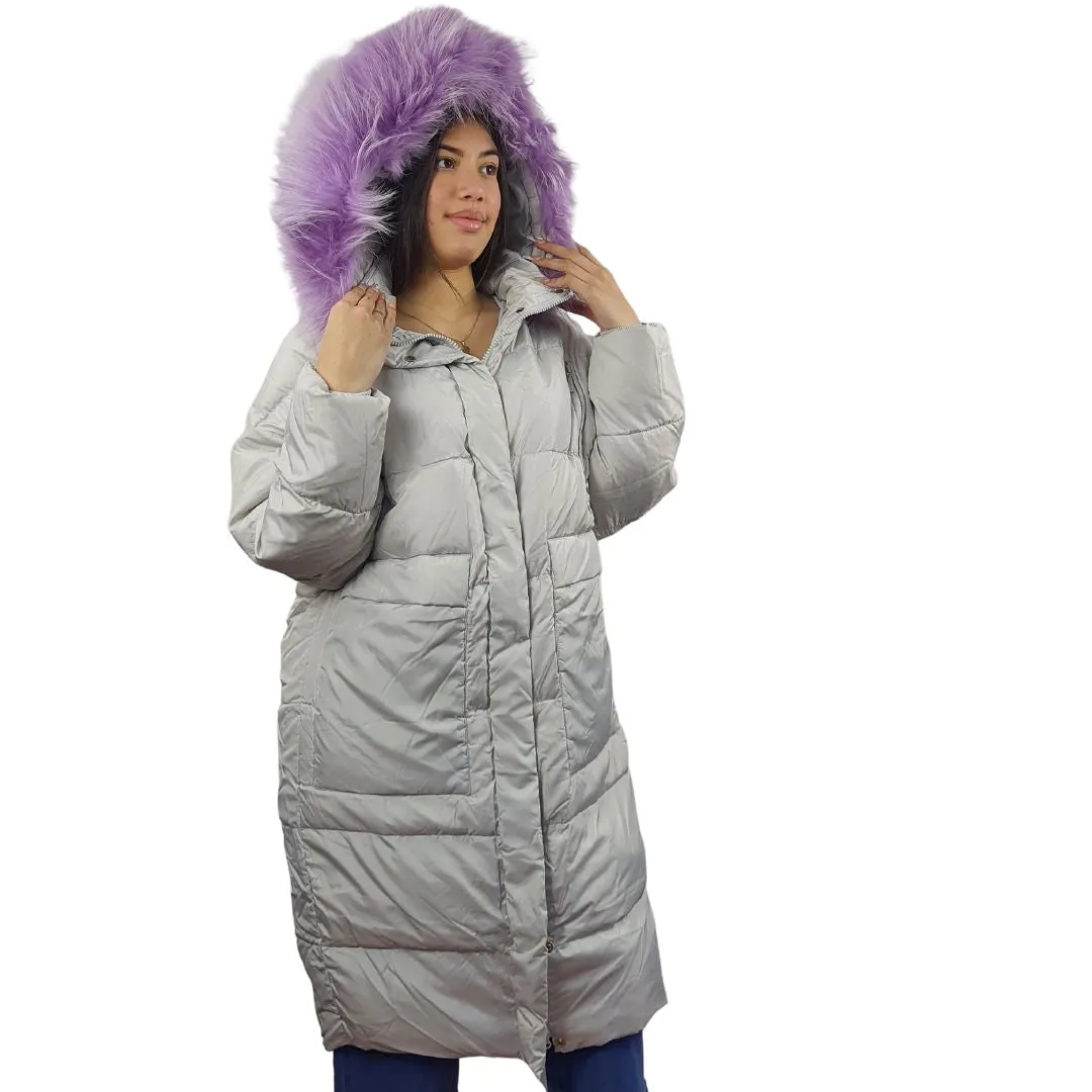 Parka Vero Moda Gris Claro Style CHOICE CRINNA 3/4 DOWN COAT-OR