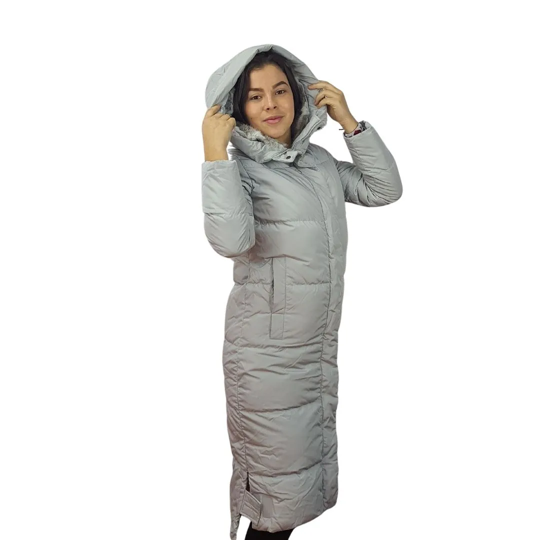 Parka  Vero moda Gris Style SQUARE KNEE DOWN COAT(LL)