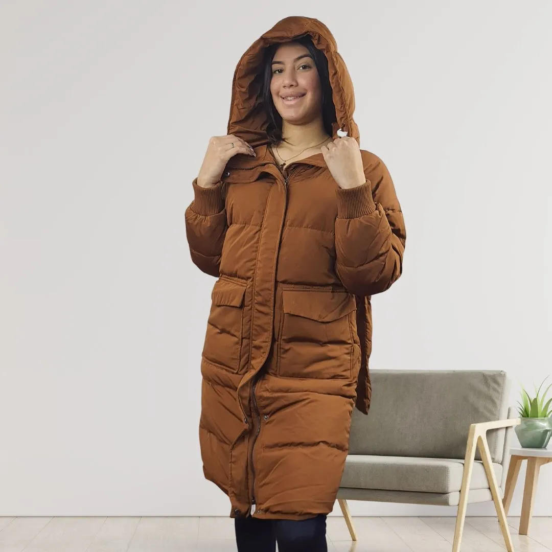 Parka Vero Moda Marron Style SHARON 3/4 DOWN COAT(PF)
