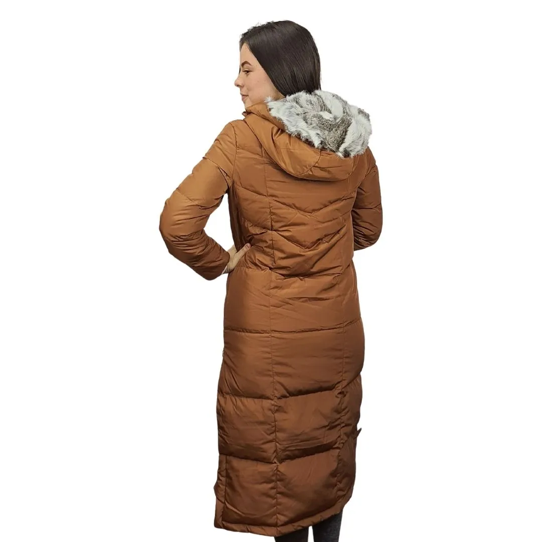 Parka  Vero moda Marron Style SQUARE KNEE DOWN COAT(LL)