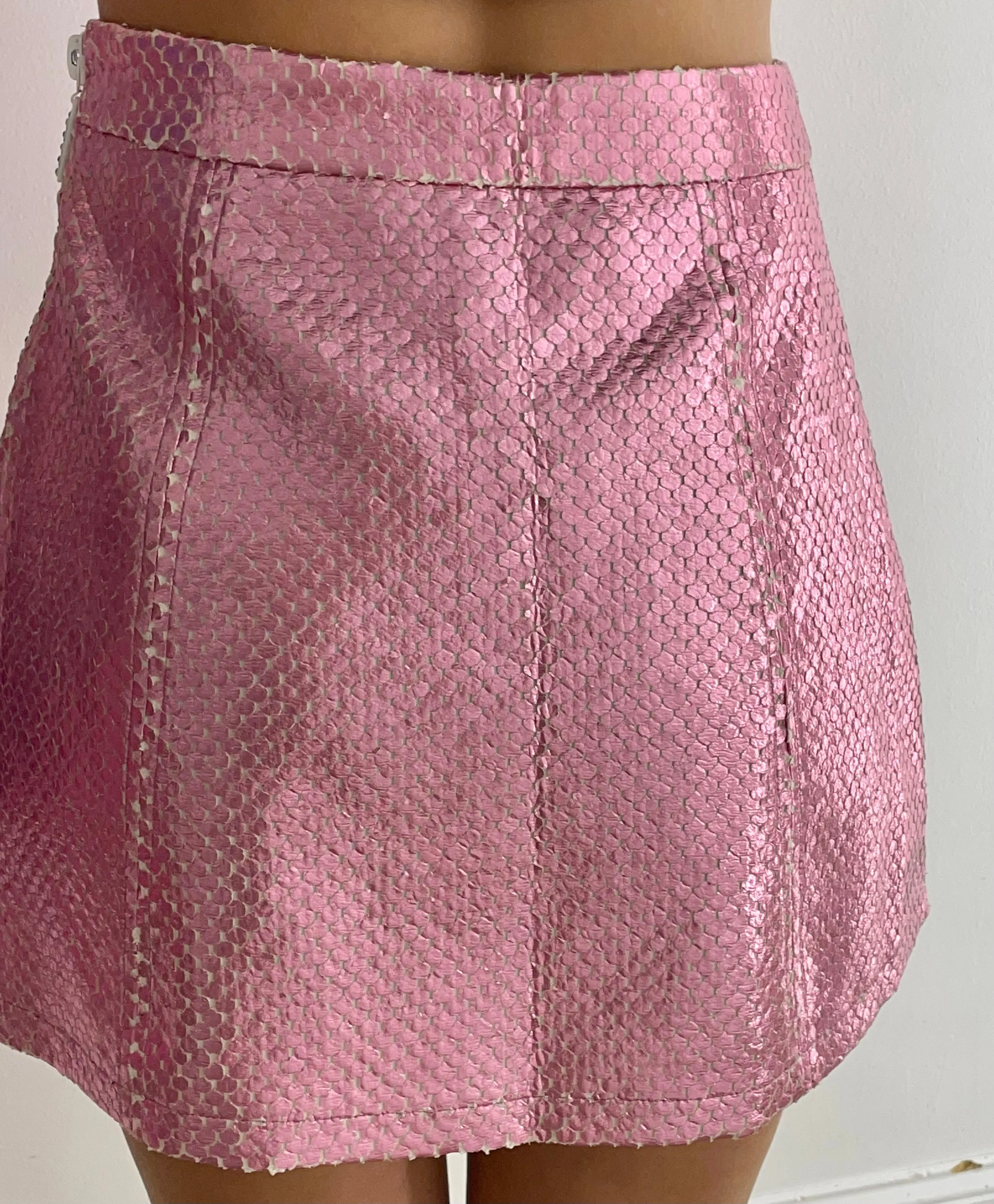 Queen of Sparkles Metallic Bubble Skirt
