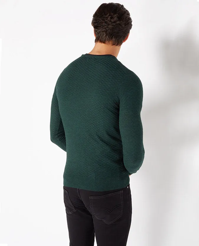 Slim Fit Merino Wool-Blend Sweater