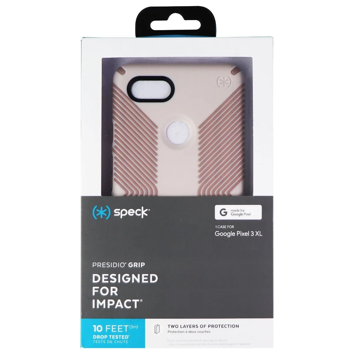 Speck Presidio Grip Case for Google Pixel 3 XL - Desert Rose Pink
