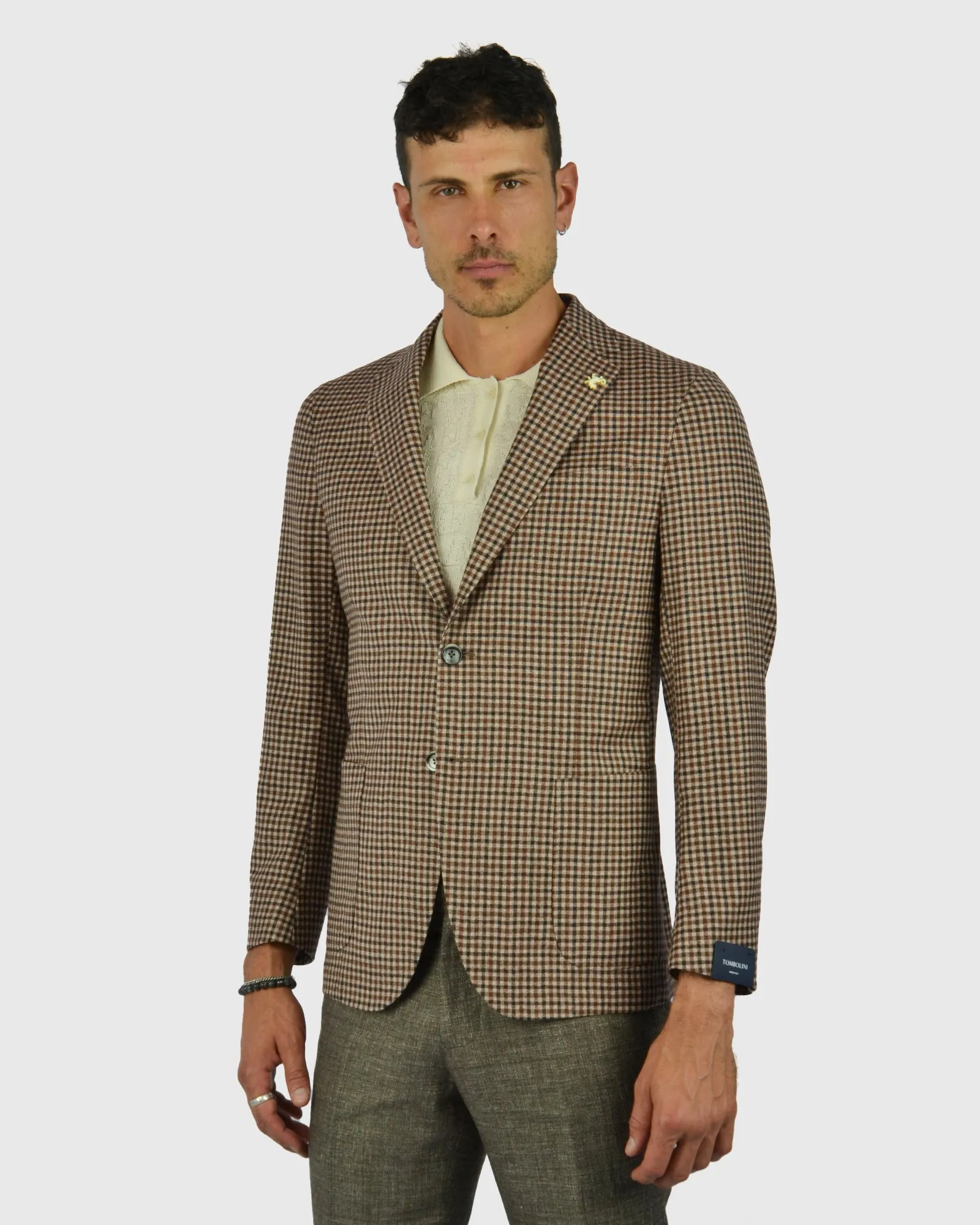 VINCENT & FRANKS S221VF CREAM SS KNITTED POLO