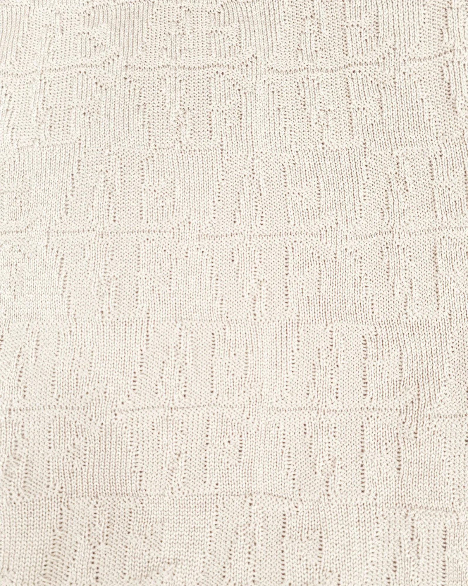 VINCENT & FRANKS S221VF CREAM SS KNITTED POLO