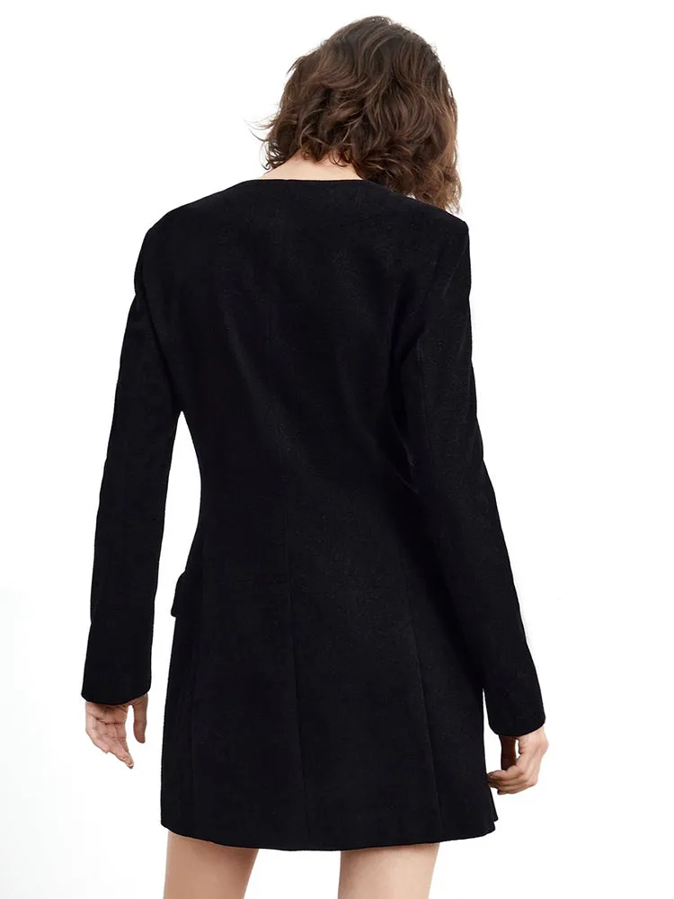 Vintage Fitted Black Dress