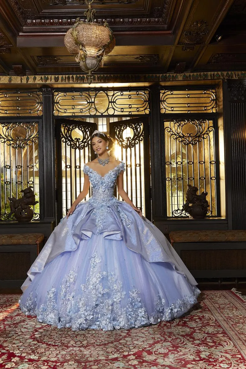 Vizcaya by Morilee Iridescent Skirt Quince Dress 89331