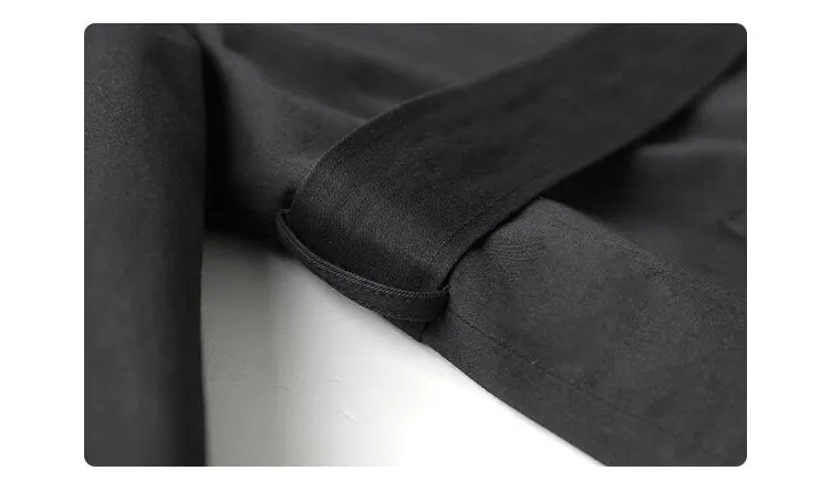 Wjczt Women's Trench Coats Solid Loose Single Breasted Blet Woman Coat Windbreaker Female Overcoat Tops Sping Autumn 2022