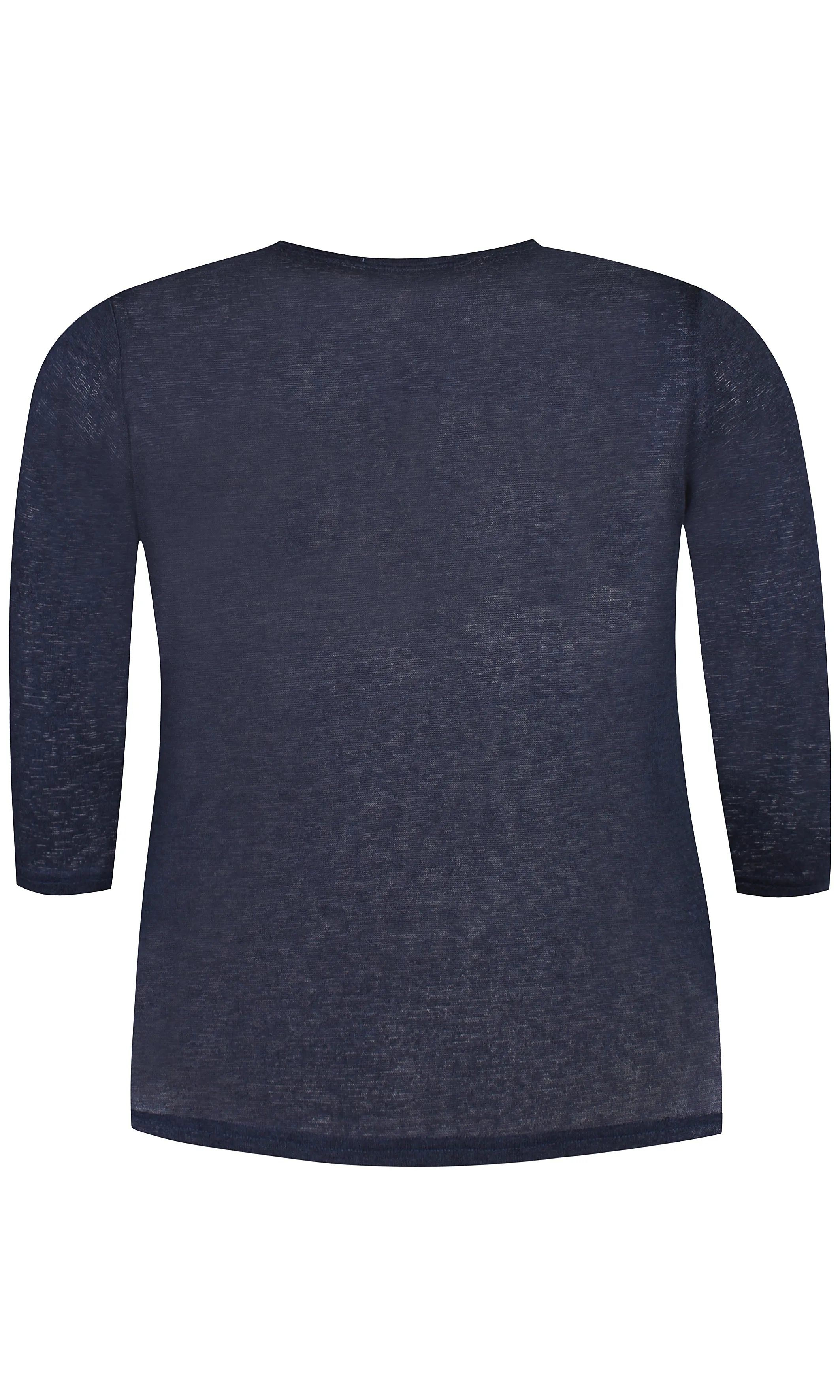 Zhenzi Agar Cardigan in Navy